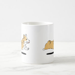 Tasse de café de corgi