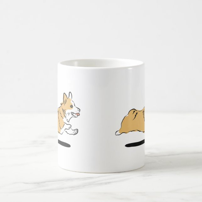 Tasse de café de corgi (Centre)