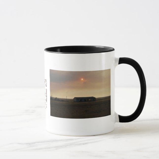 Tasse de café de coucher du soleil de récolte (Droite)