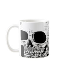 Tasse de café de crâne