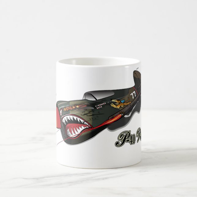 Tasse de café de Curtis P-40 WarHawk (Centre)