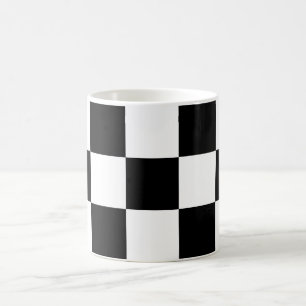 Tasse de café de damier