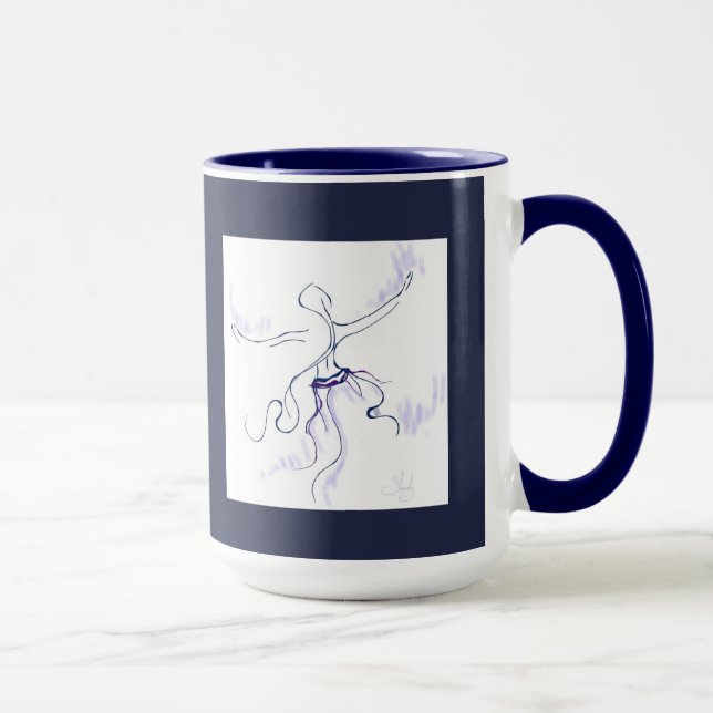 Tasse de café de deux danseurs (Droite)