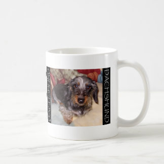 Tasse de café de Doxie de cheveux de fil