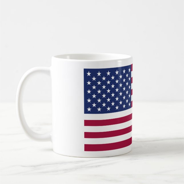 Tasse de café de drapeau américain (Gauche)