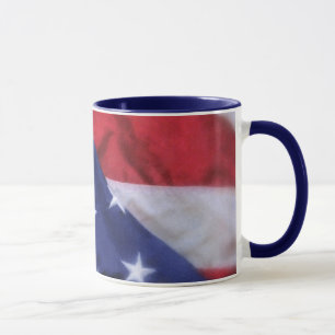 Tasse de café de drapeau américain