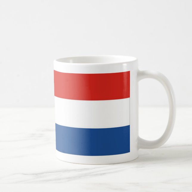 Tasse de café de drapeau de la Hollande (Droite)