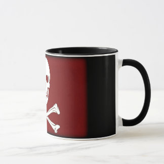 Tasse de café de drapeau de pirate de jolly roger
