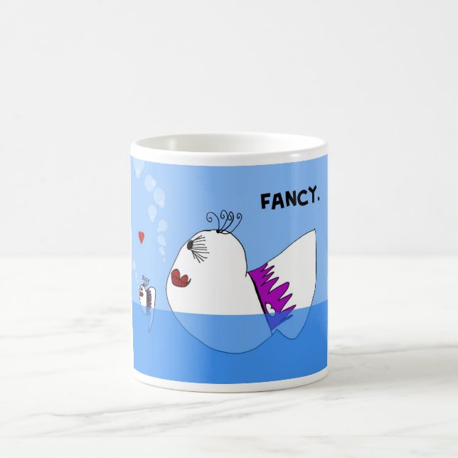 Tasse de café de fantaisie de poissons (Centre)