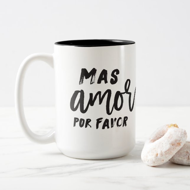 Tasse de café de faveur de MAS Amor Por (Avec donut)