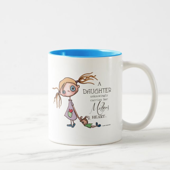 Tasse de café de "fille" (Droit)
