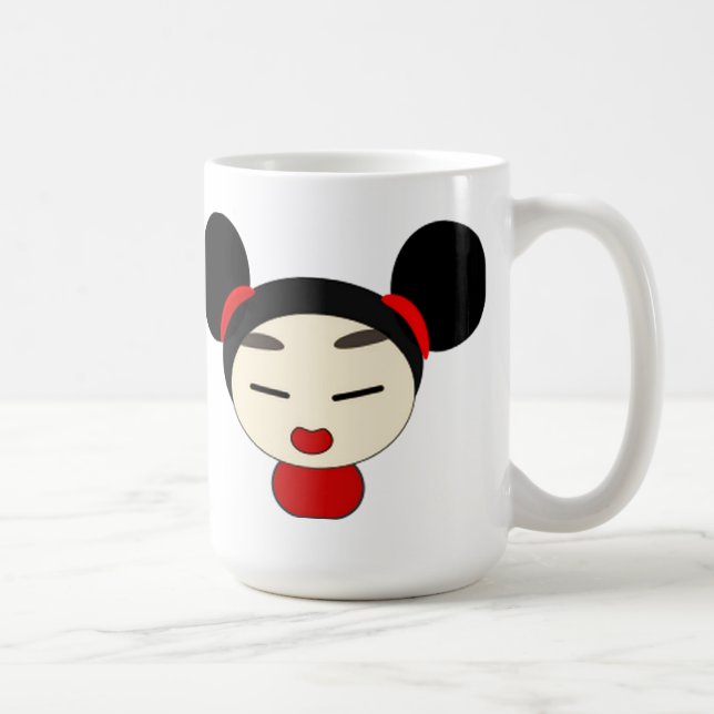 Tasse de café de fille de la Chine (Droite)