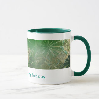 Tasse de café de forêt tropicale
