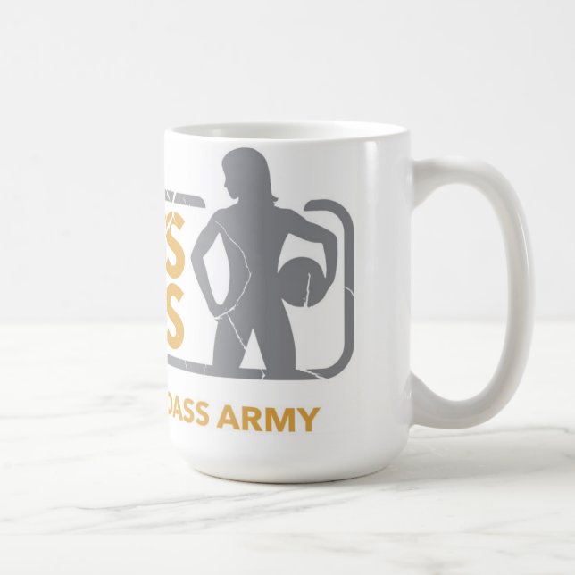 Tasse de café de forme physique de Badass (Droite)