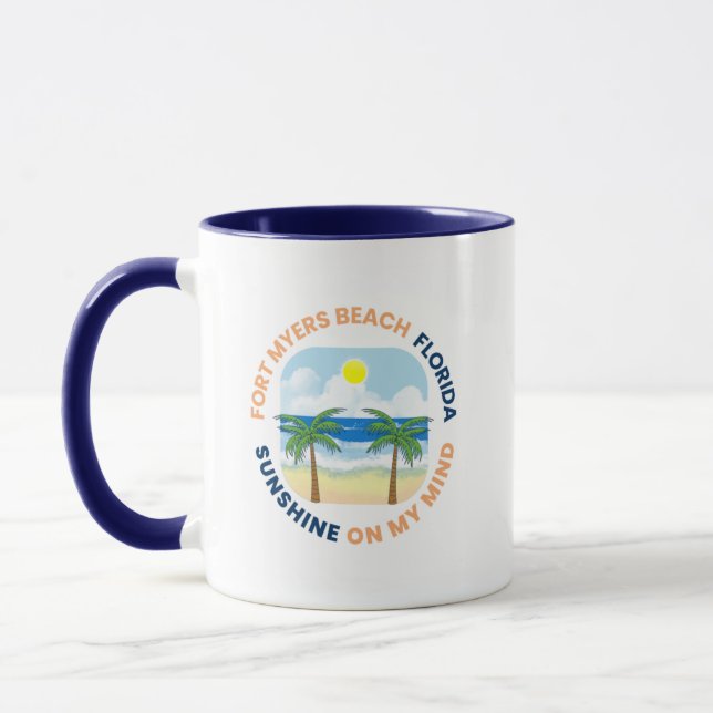 Tasse de café de Fort Myers Beach Floride (Gauche)