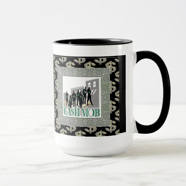 Tasse de café de fortunes de foule d'argent (Droite)