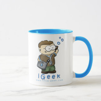 tasse de café de garçon d'iGeek