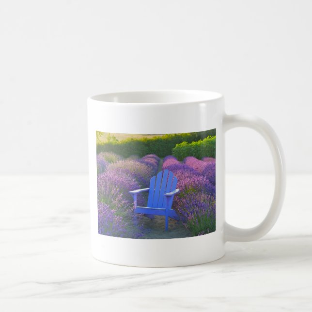 Tasse de café de gisement de lavande (Droite)