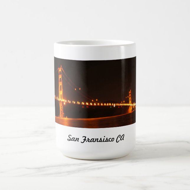 Tasse de café de golden gate bridge (Centre)