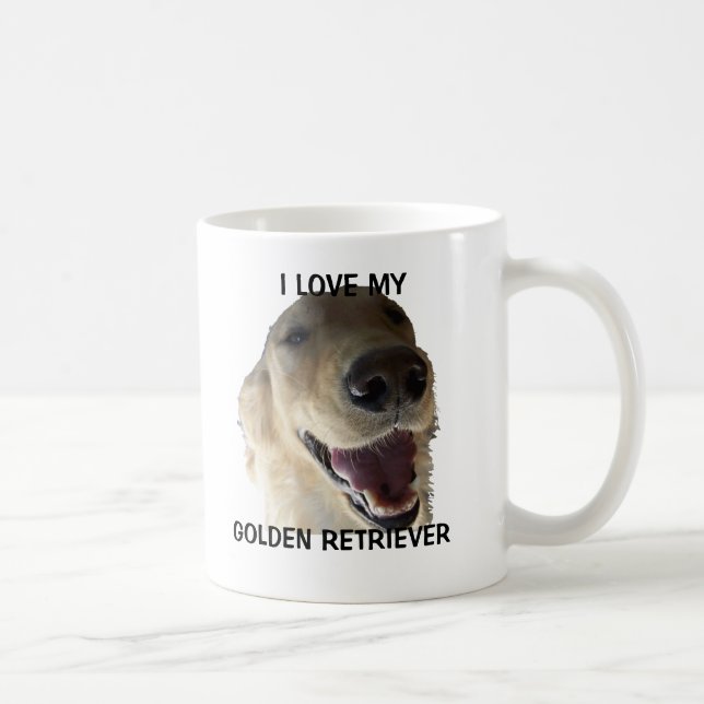 Tasse de café de golden retriever (Droite)