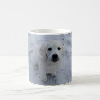Tasse de café de golden retriever