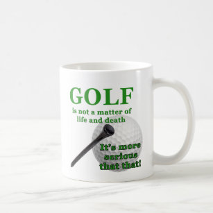Tasse de café de golf