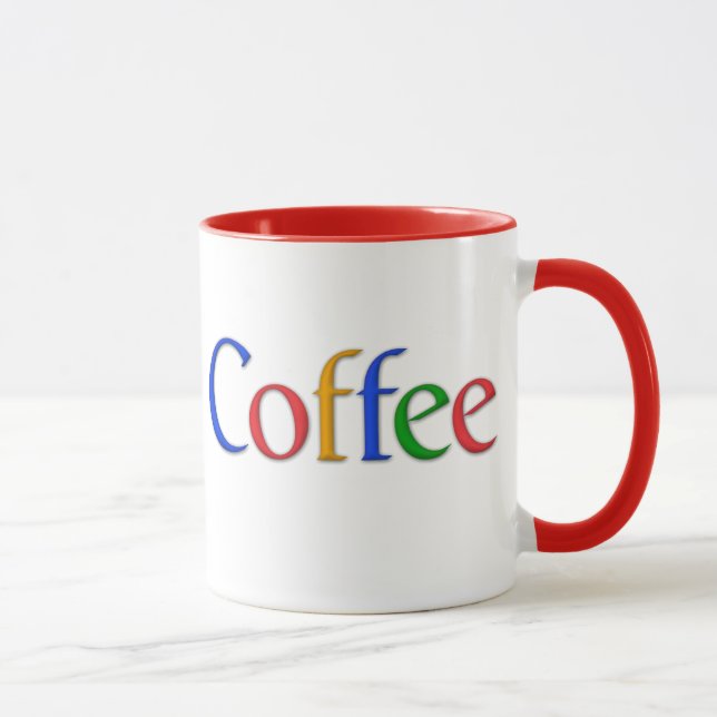 tasse de café de "google" (Droite)
