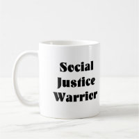 Tasse de café de guerrier de justice sociale