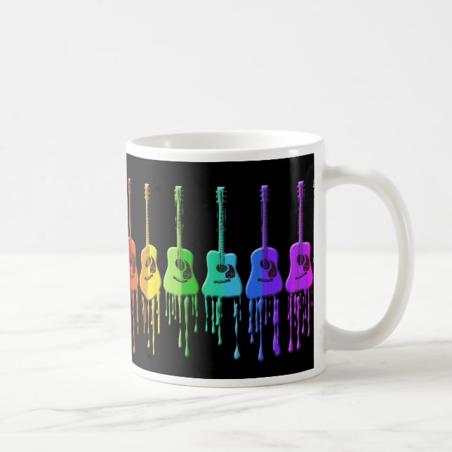 Tasse de café de guitares acoustiques (Droite)