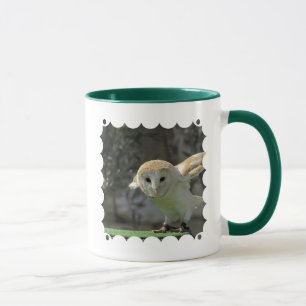 Tasse de café de hibou de grange