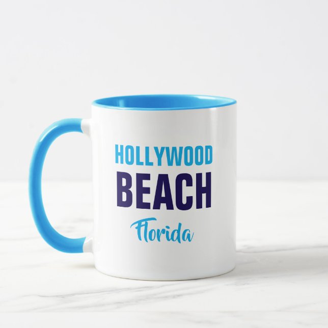Tasse de café de Hollywood Beach Floride (Gauche)