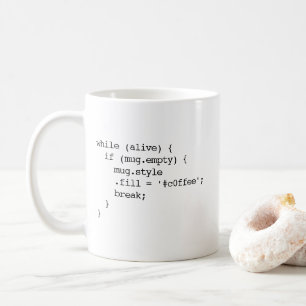 Tasse de café de Javascript (coupure de #c0ffee -