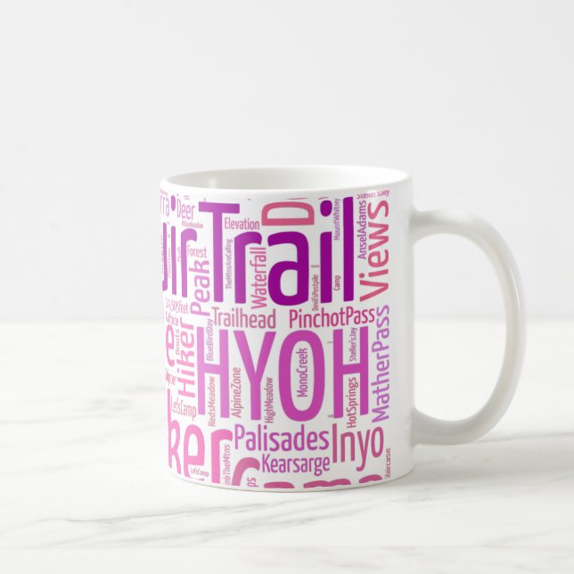 Tasse de café de JMT - rose (Droite)