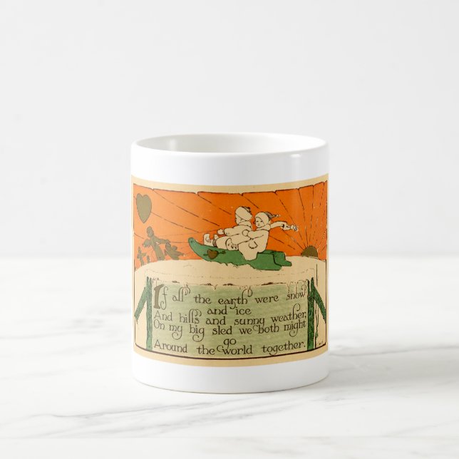 Tasse de café de Joyeux Noël de bibliothèque de (Centre)