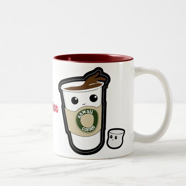 tasse de café de kawaii (Droit)