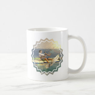 Tasse de café de kitesurf