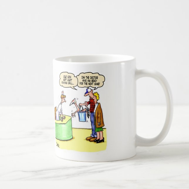 Tasse de café de la blessure du sport (Droite)