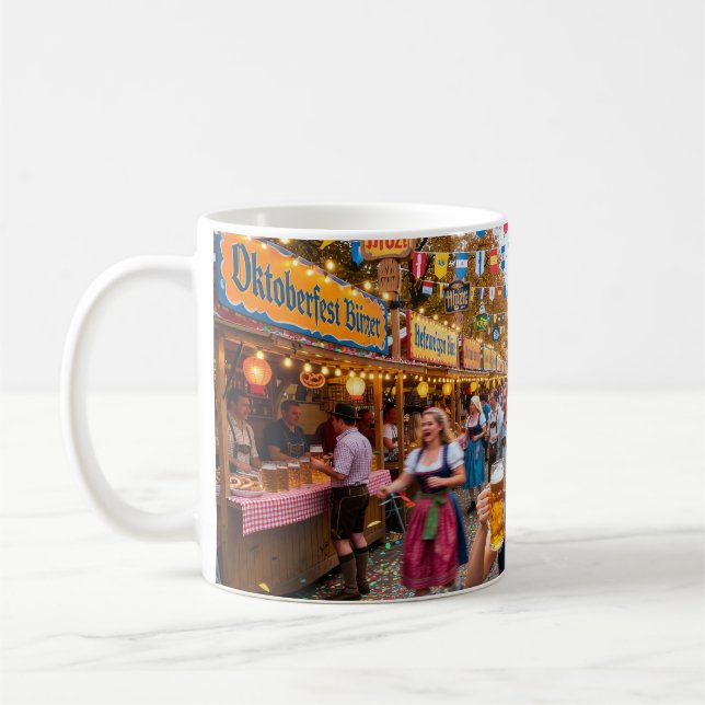 Tasse de café de la célébration de l'Oktoberfest d (Gauche)