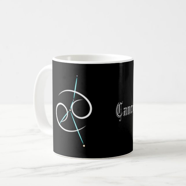 Tasse de café de la constellation du zodiaque Canc (Devant gauche)
