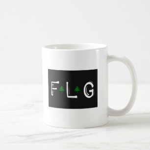 Tasse de café de la hampe de drapeaux FLG