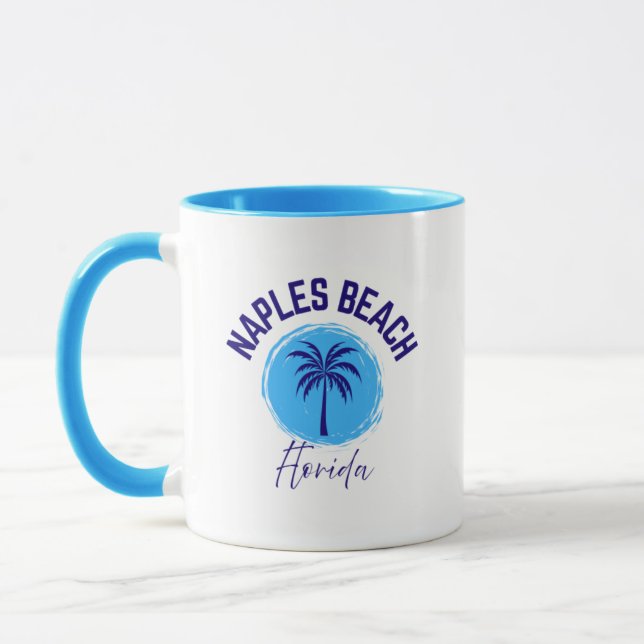 Tasse de café de la plage de Naples Floride (Gauche)