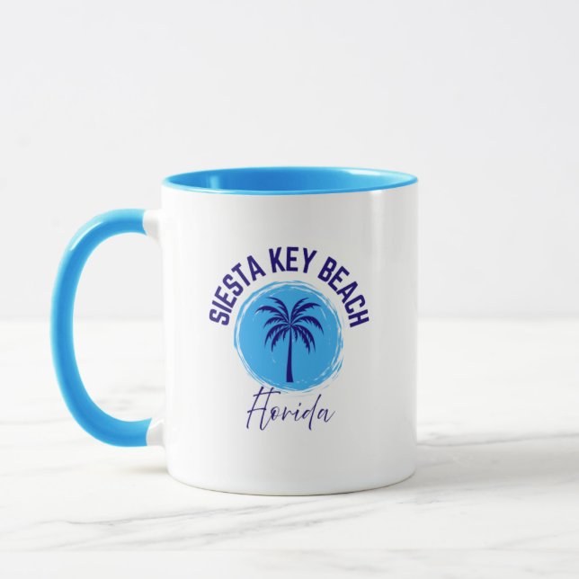 Tasse de café de la plage de Siesta Key Floride (Gauche)