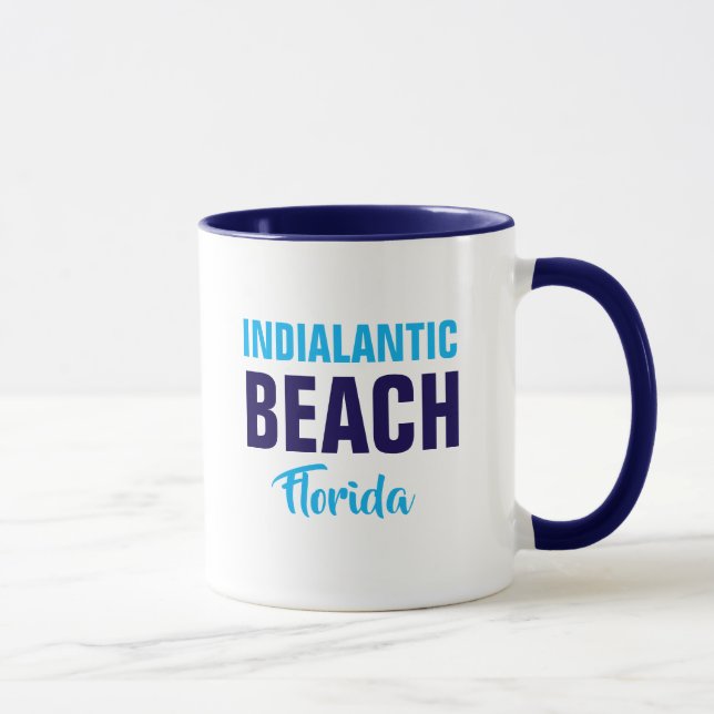 Tasse de café de la plage d'Indialantic Floride (Droite)