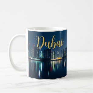 Tasse de café de la ville de Dubaï Souvenir de voy