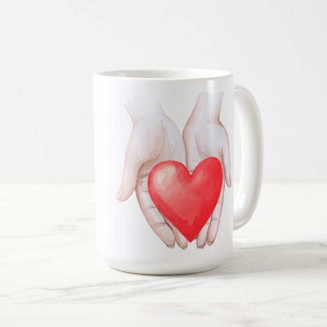 Tasse de café de l'amour (Devant droit)