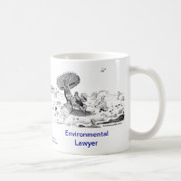Tasse de café de l'environnement morte d'avocat de