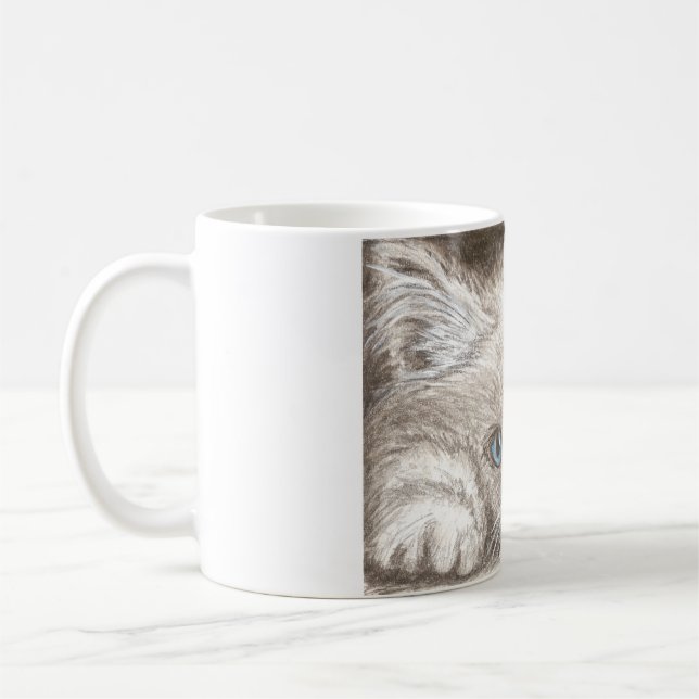 Tasse de café de l'Himalaya persane de chaton/chat (Gauche)