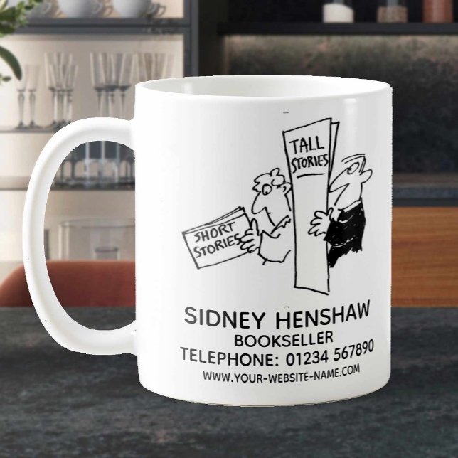 Tasse de café de libraire ou de librairie (Créateur téléchargé)