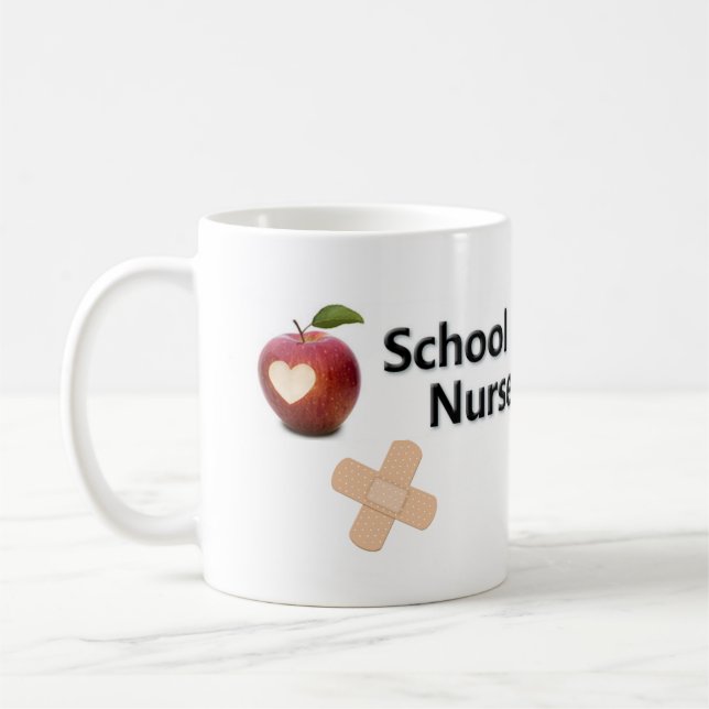 Tasse de café de l'infirmière d'école (Gauche)