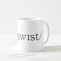 Tasse de café de linguiste